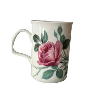 Vintage Roy Kirkham Mug English Rose Pink Roses English Bone China